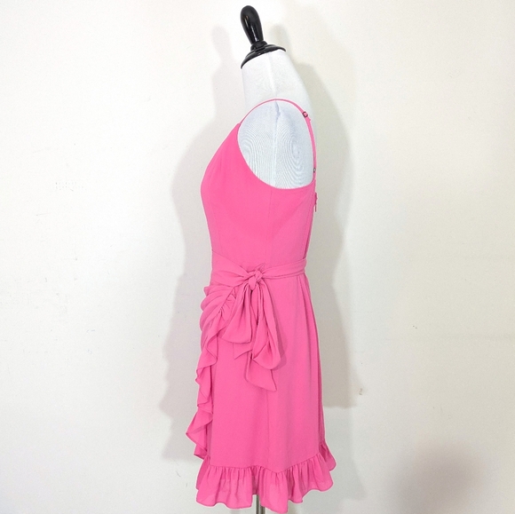 Lilly Pulitzer Alisa Wrap Dress in Aura Pink - Size 2 Womens - Picture 5 of 10